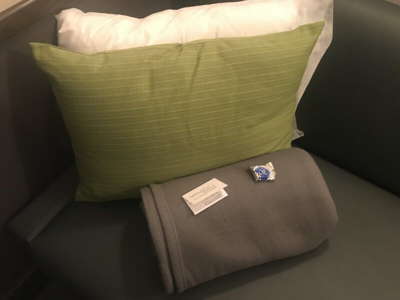 The Suites Come With a Blanket and Pillows