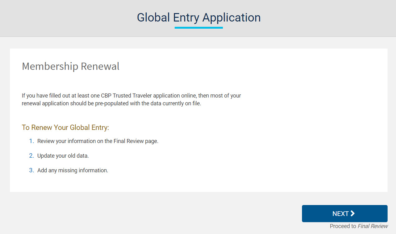 How to Renew Global Entry, and the Best Time to Do It