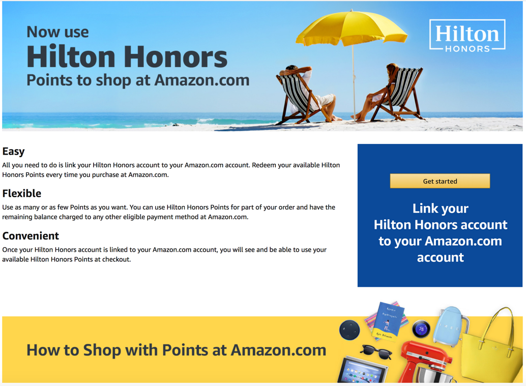 Hilton Honors Rewards Chart