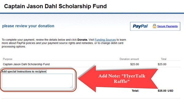 Jason Dahl Scholarship