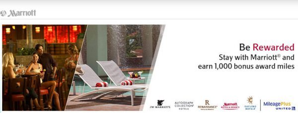 1,000 United Miles for Staying at Marriott Hotels
