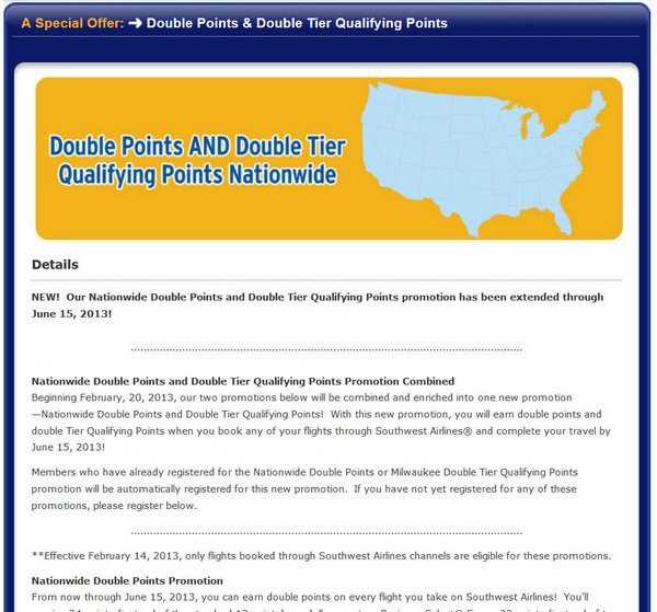 Southwest Double Points
