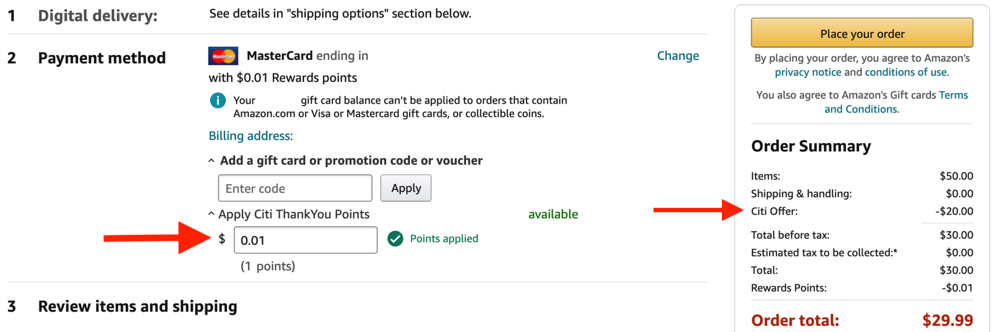 Save 20 at Amazon with Citi point deal Million Mile Secrets