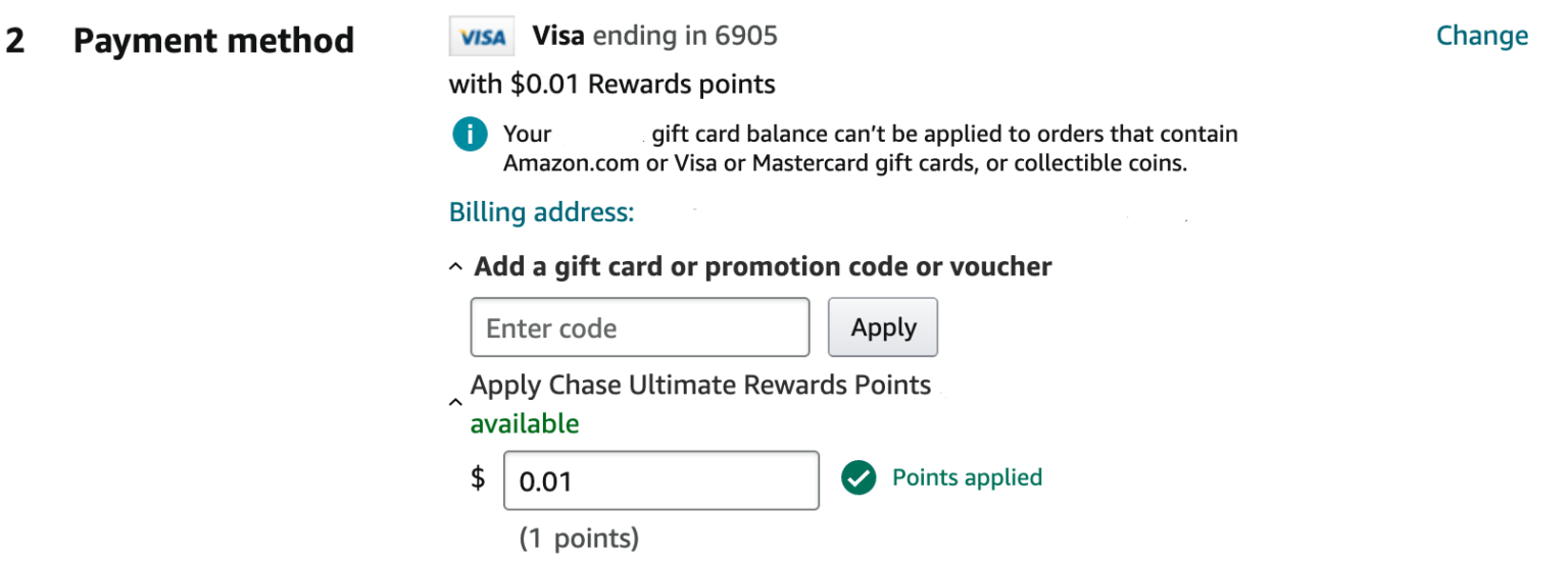 Chase Ultimate Rewards Amazon discount Million Mile Secrets