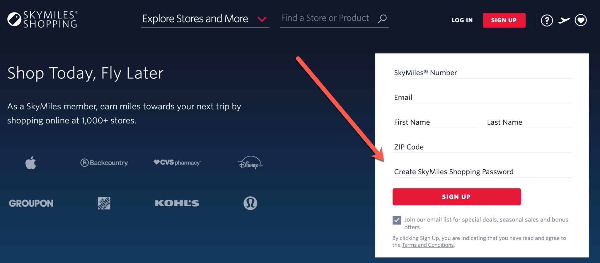 Guide to the Delta Skymiles shopping portal Million Mile Secrets