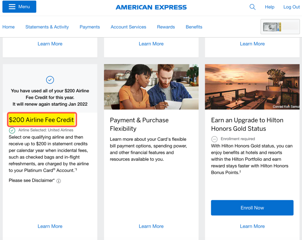 amex travel credit how to use