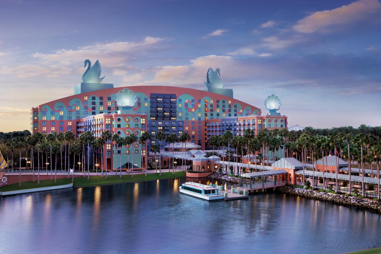Disney World Swan Resort Is Conveniently Located Next to Friendship Boats and the Beautiful Boardwalk Trails