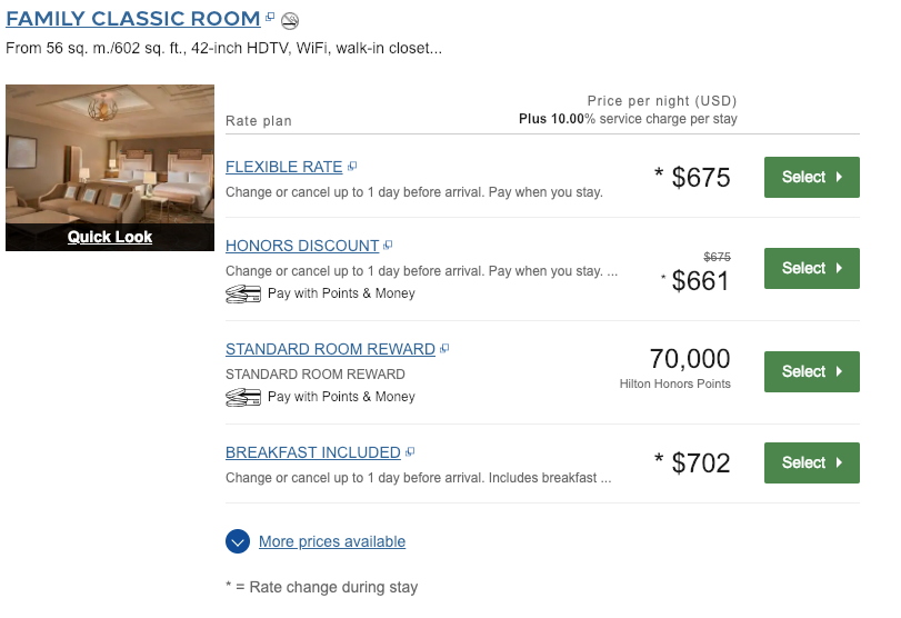 Waldorf Astoria Room Pricing and Availability