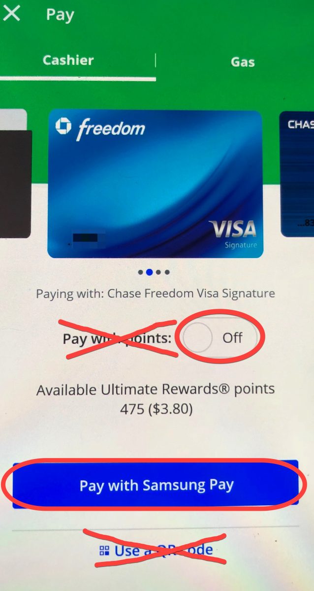 chase samsung pay