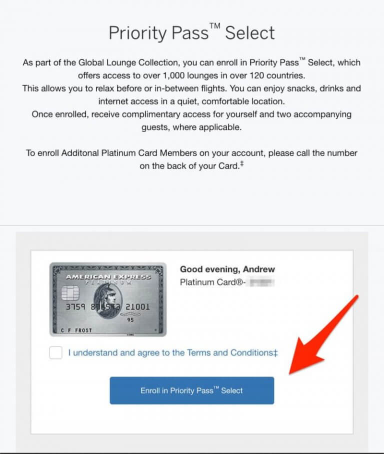 How to access Priority Pass with Amex Million Mile Secrets