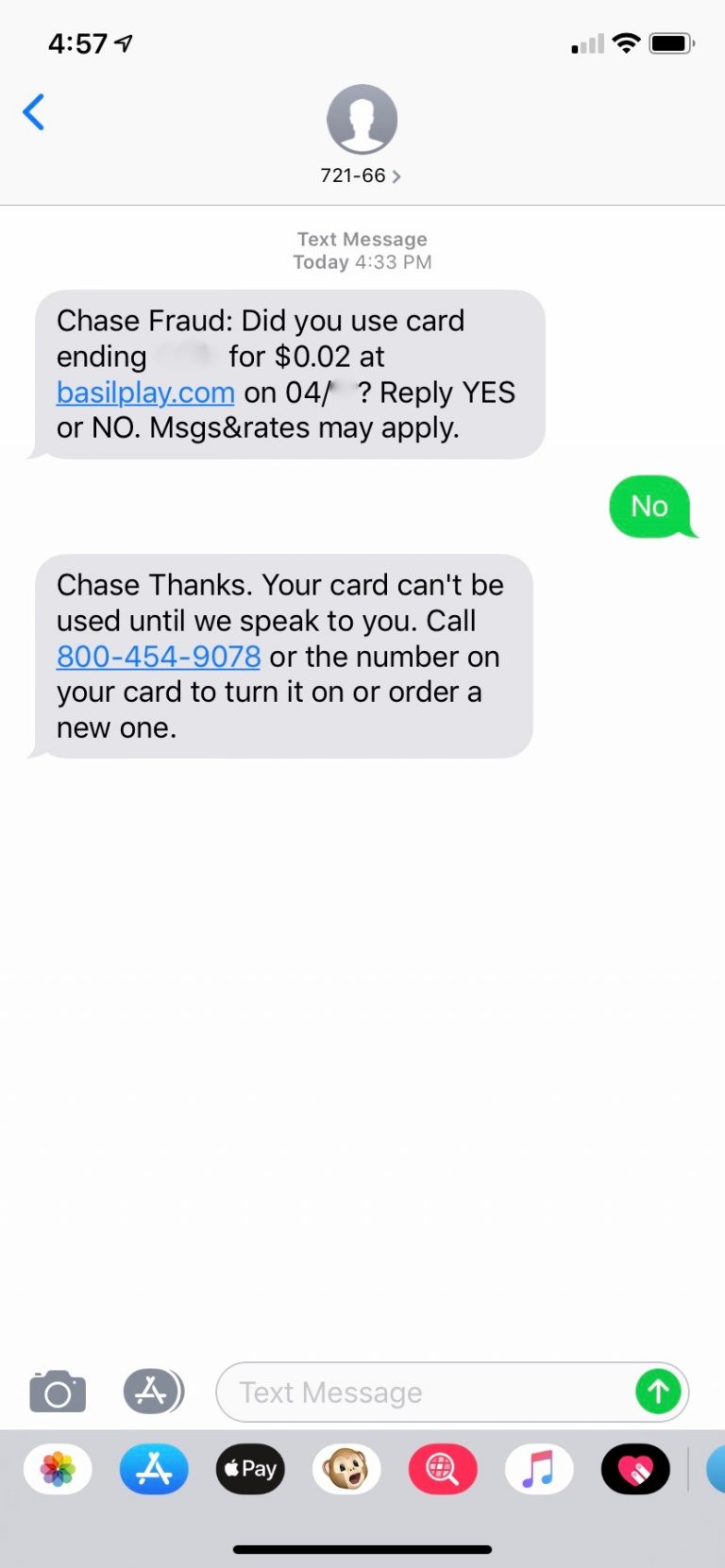 Chase Fraud Protection Text Alerts | Million Mile Secrets