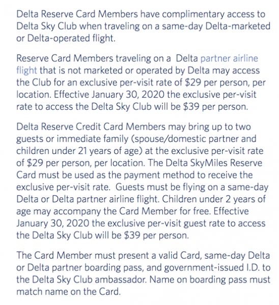 Delta Reserve for Business credit card benefits Million Mile Secrets