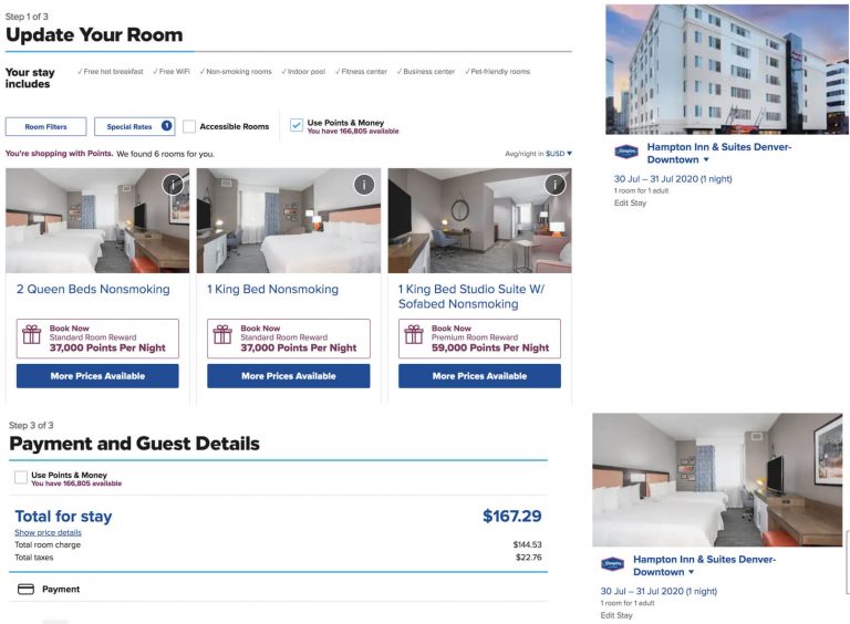 Hilton points value Million Mile Secrets