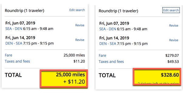 value of 10000 united miles