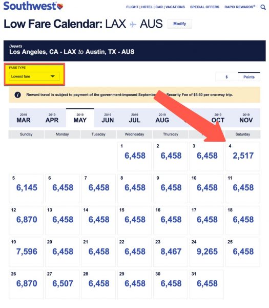 How to use Southwest points for award flights Million Mile Secrets