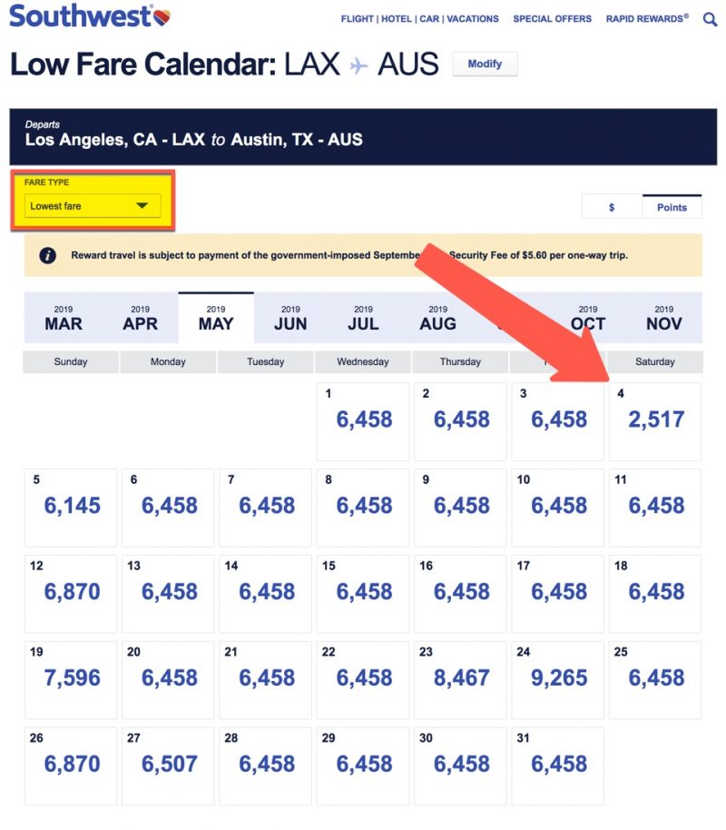 How to use Southwest points for award flights Million Mile Secrets