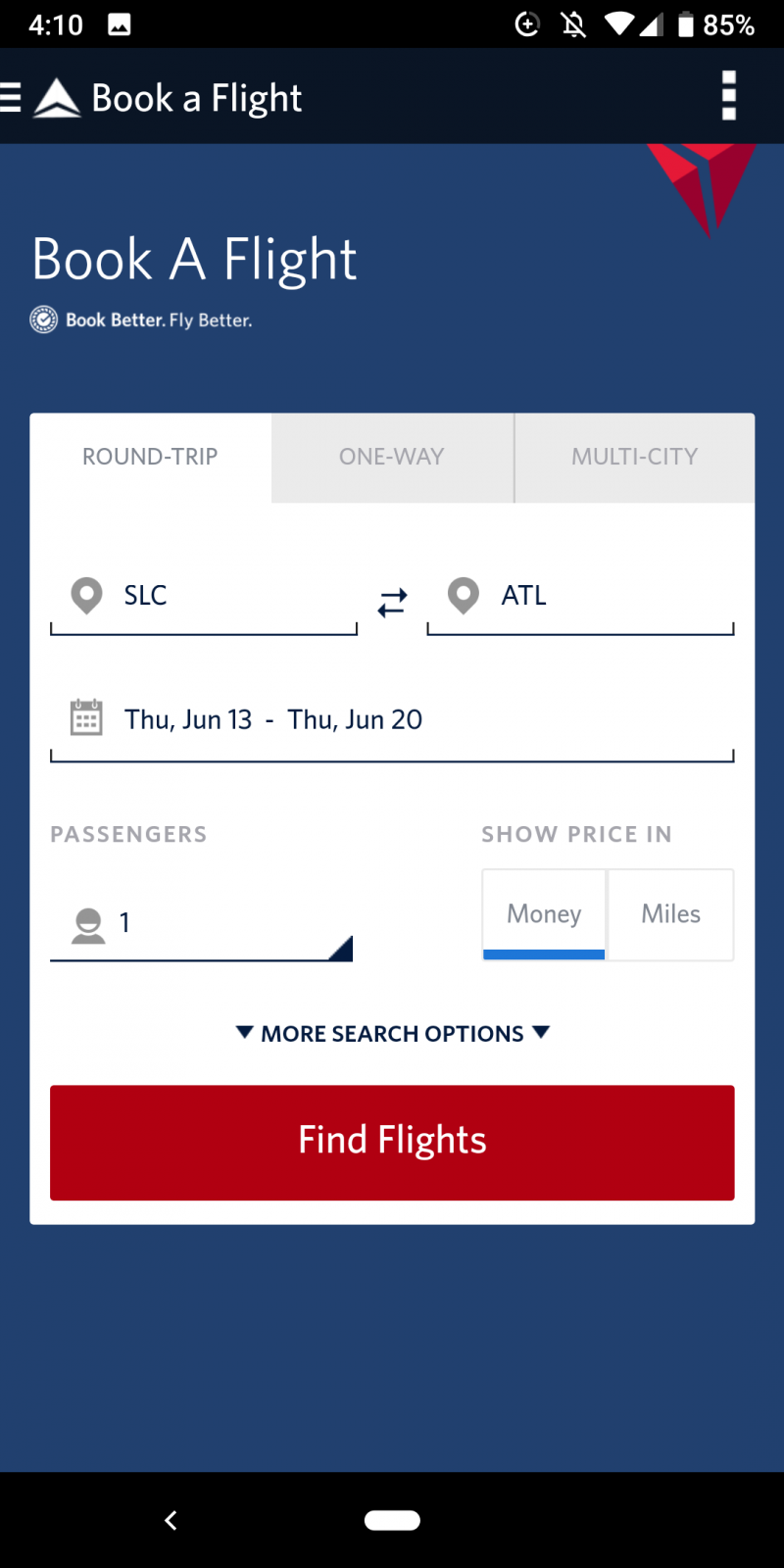How to Book Delta Award Flights With the Delta App Million Mile Secrets