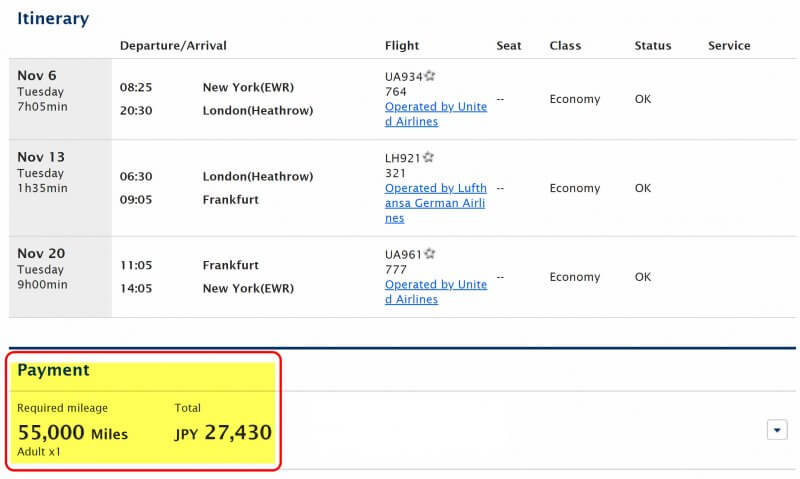 American Express Membership Rewards Points For Flights To Europe