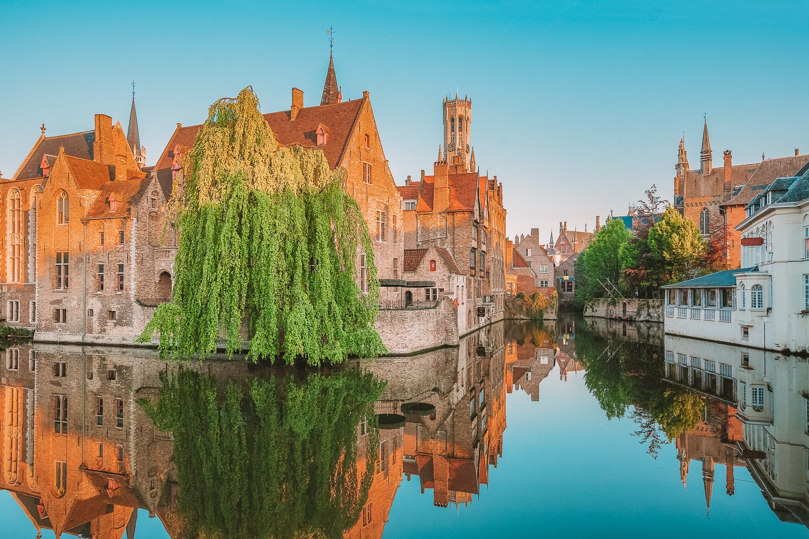 Save Tons of Miles When Traveling To Europe During Off-Peak Season. Check Out a European Destination Like Bruges, Belgium Which Is Often Called "The Venice of Northern Europe".