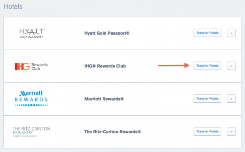 Chase Ultimate Rewards Lets You Transfer Points in 1,000 Point Increments to IHG Which Extends the Expiration of all Your IHG Points by Another 12 Months