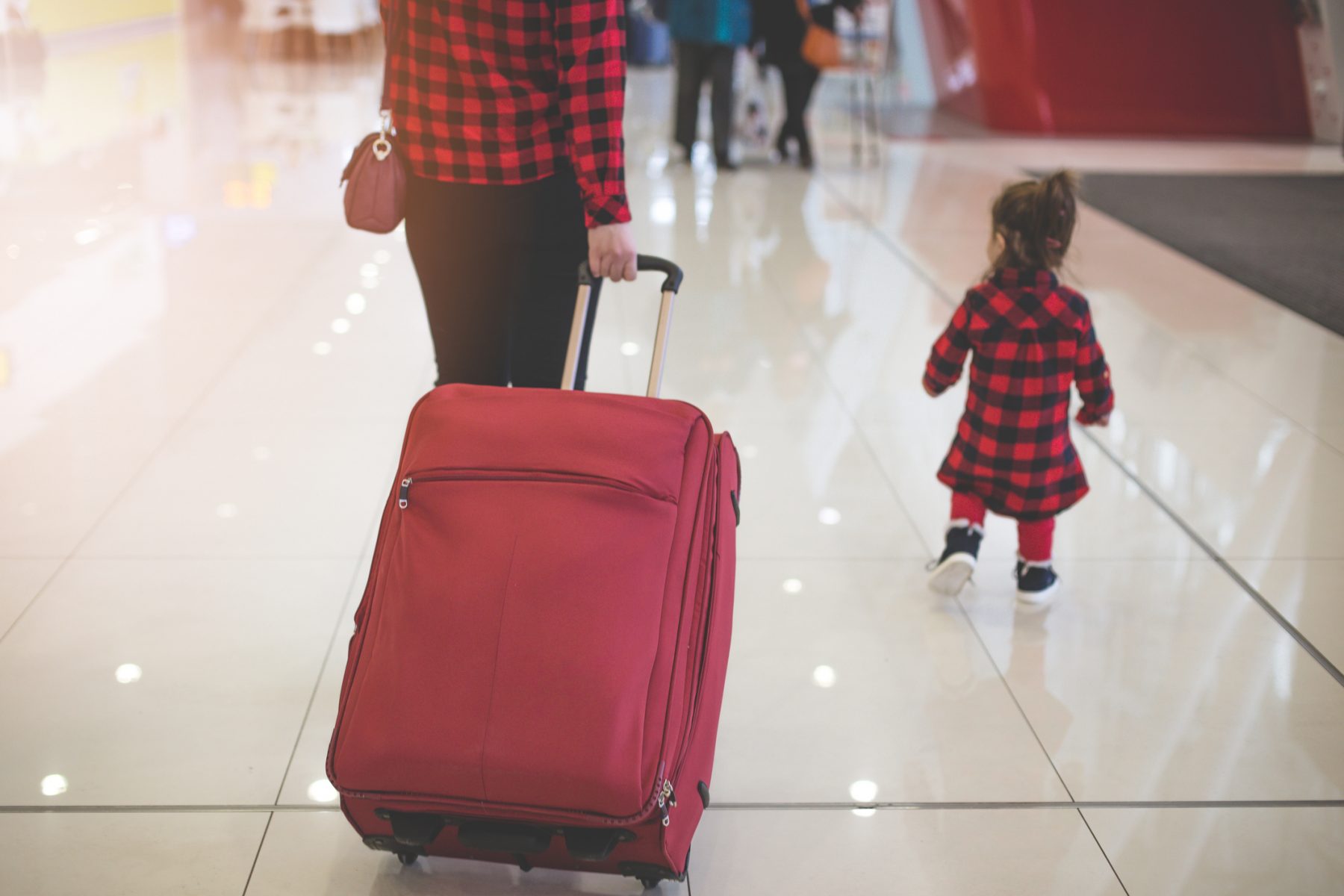 single parent travel for work