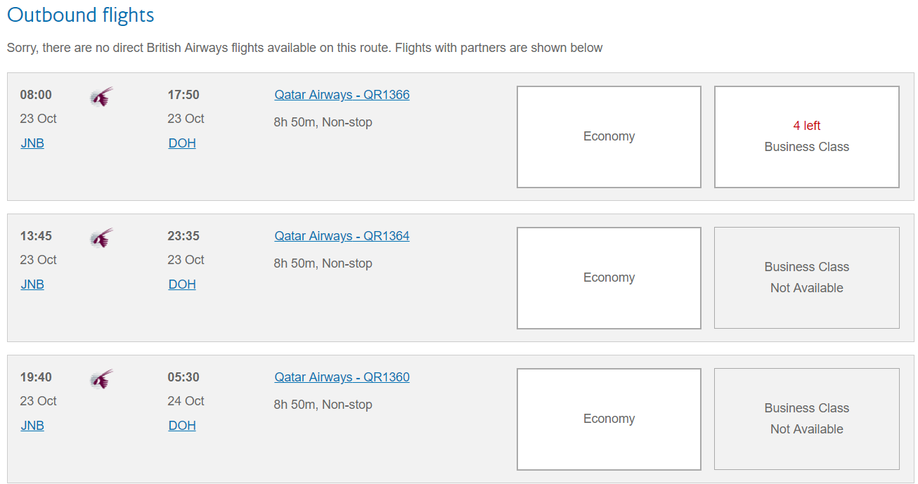 How To Find British Airways Business Class Seats Million Mile Secrets How To Find British Airways Business Class Seats Million Mile Secrets