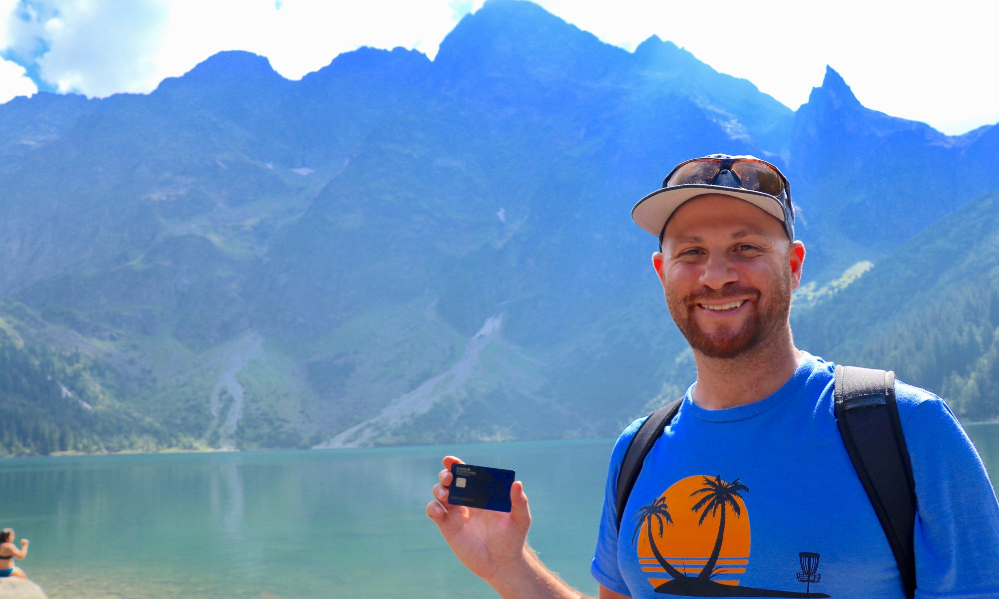 Scott using his Chase Sapphire Preferred credit card points to hike the beautiful mountains and lakes of Poland