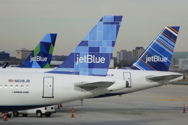 JetBlue Airplanes on tarmac