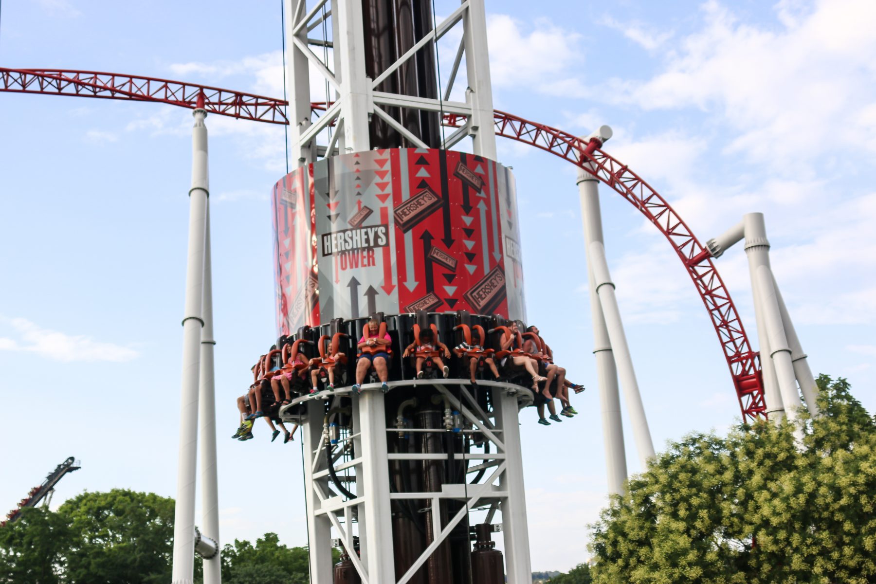 Roller coaster at Heshey Park