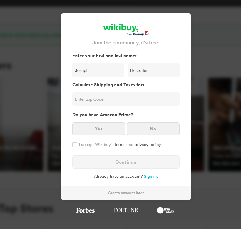 Wikibuy Addon