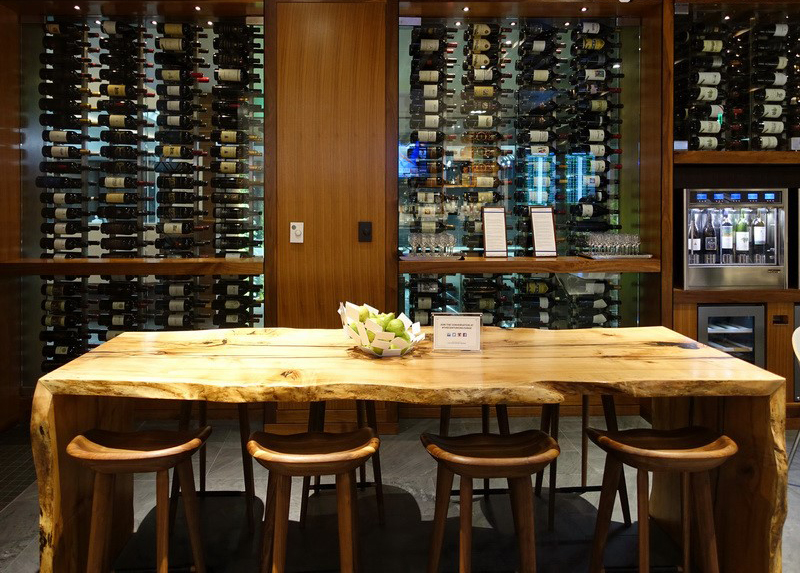 While in San Francisco, Be Sure to Stop at The Centurion Lounge and try the Truly Unique Napa Valley Wine Tasting Area to Test Local Area Wines